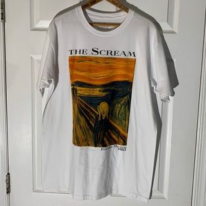 The Scream Edvard Munch painting T shirt